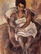 Jules Pascin Lady painting